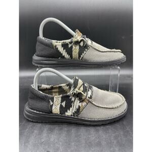 Hey Dude For Buckle Wendy Tri Brown Aztec Western Womens Size 7 122391500